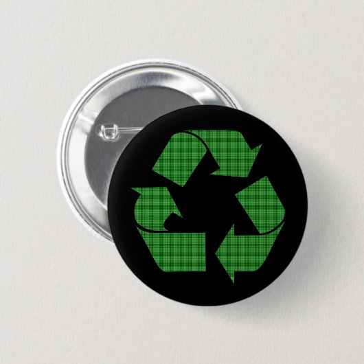 recyclen ronde button 5,7 cm (Voorkant /achterkant)