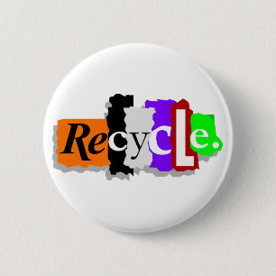 Recyclen Ronde Button 5,7 Cm