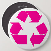 recyclen ronde button 6,0 cm (Voorkant /achterkant)