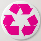 recyclen ronde button 6,0 cm (Voorkant)