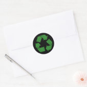 recyclen ronde sticker (Envelop)