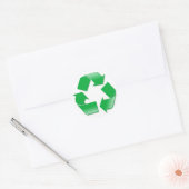 Recyclen Ronde Sticker (Envelop)
