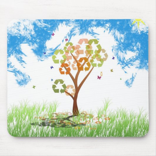 Recyclen seizoen muismat (Voorkant)