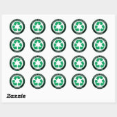 Recyclen Singapore Ronde Sticker (Vel)