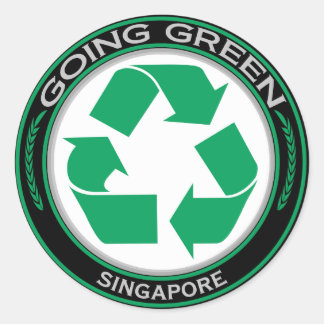 Recyclen Singapore Ronde Sticker