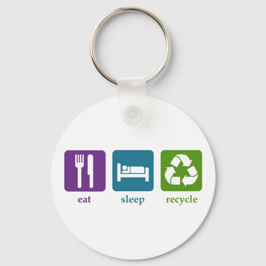 Recyclen Sleutelhanger (Voorkant)