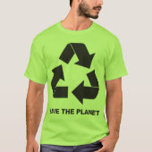 Recyclen sparen de Planet Recycling Logo T-shirt (Voorkant)