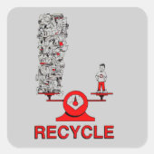 Recyclen Sticker (Voorkant)