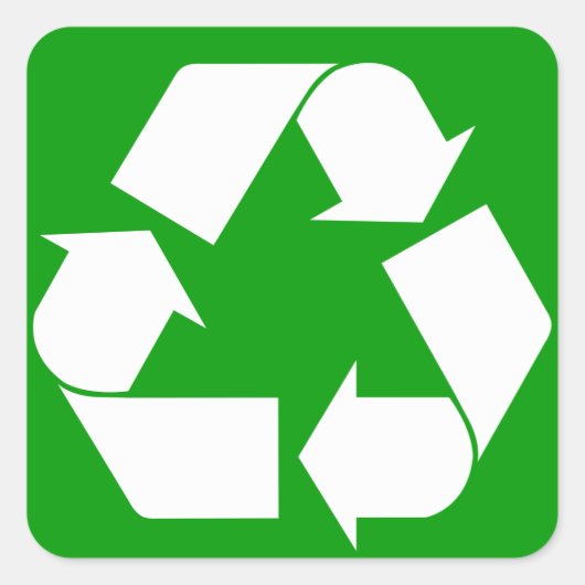 Recyclen Sticker (Voorkant)