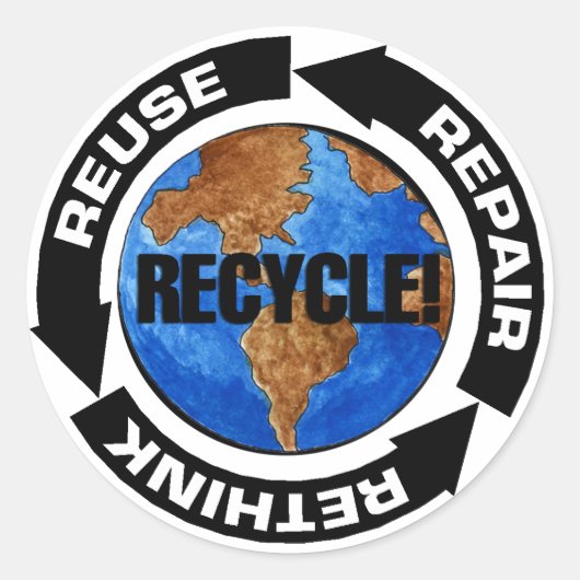 Recyclen Sticker (Voorkant)