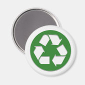 recyclen sticker magneet (Voorkant / Achterkant)