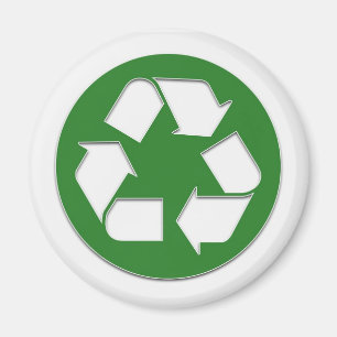 recyclen sticker magneet