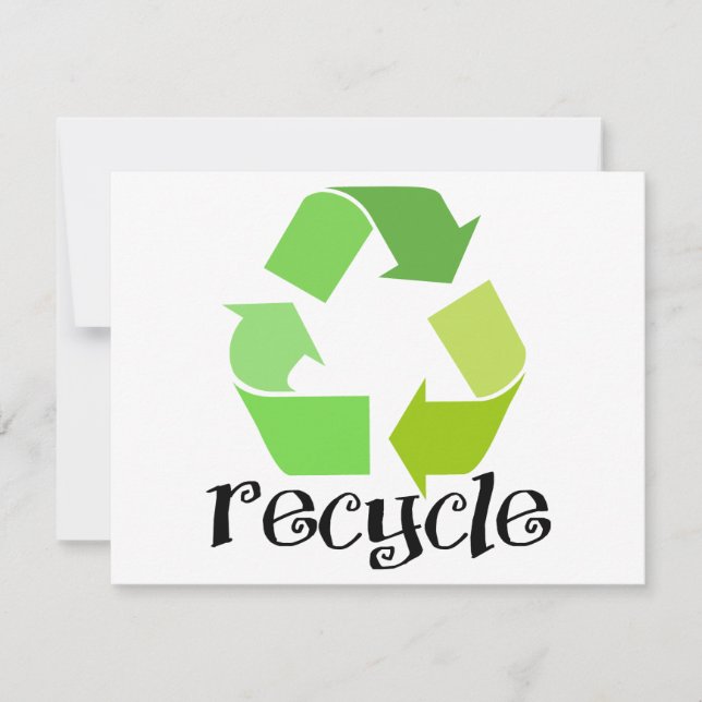 Recyclen Symbool! (Voorkant)