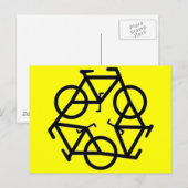Recyclen symbool briefkaart (Voorkant / Achterkant)
