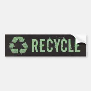 Recyclen symbool Bumpersticker