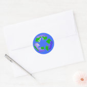 Recyclen Symbool met Earth Sticker (Envelop)