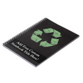 Recyclen symbool Notitieboek (Linkerzijde)