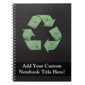  Recyclen symbool Notitieboek (Voorkant)