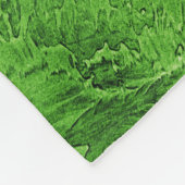 Recyclen symbool op achtergrond Grunge. Groen symb Fleece Deken (Hoek)