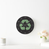 Recyclen symbool Ronde Klok (Huis)