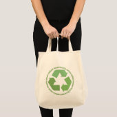Recyclen SymboolCanvas tas (Voorkant (product))