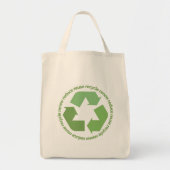 Recyclen SymboolCanvas tas (Voorkant)