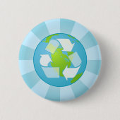 recyclen symboolspeld ronde button 5,7 cm (Voorkant)