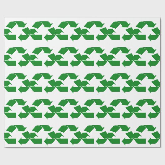Recyclen Symboolverlooppapier Cadeaupapier (Vlak)