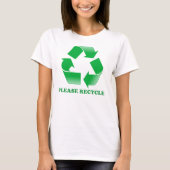 Recyclen T-shirt (Voorkant)