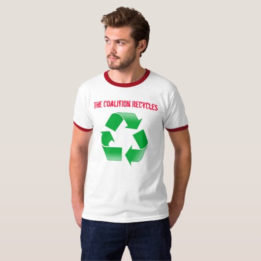 Recyclen T-shirt (Voorkant volledig)