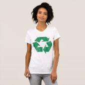 Recyclen T-shirts voor de Dag van de Aarde (Voorkant volledig)