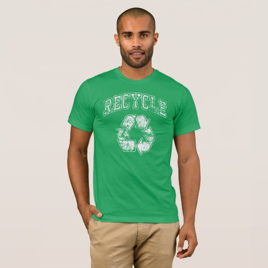 Recyclen teken t-shirt (Voorkant volledig)