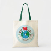 Recyclen Tote Bag (Voorkant)
