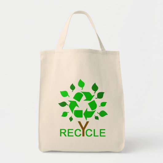 Recyclen Tote Bag (Voorkant)