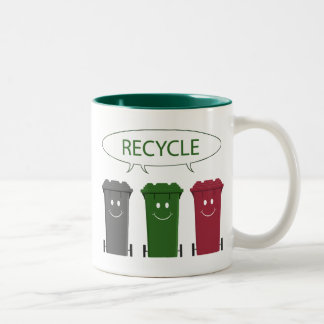 Recyclen Tweekleurige Koffiemok