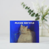 RECYCLEN u BRIEFKAART (Staand voorkant)