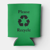Recyclen u met het recyclingsymbool blikjeskoeler (Voorkant)
