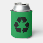 Recyclen u met het recyclingsymbool blikjeskoeler (Blikje Achterkant)