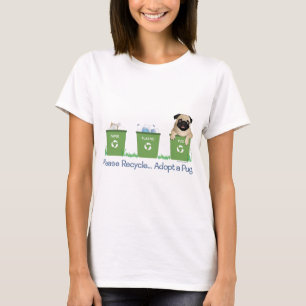 Recyclen u, neemt u een pop aan t-shirt