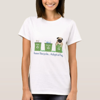 Recyclen u, neemt u een pop aan t-shirt