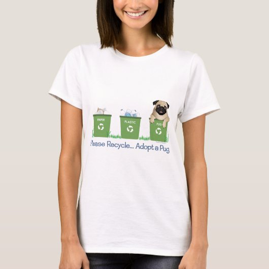 Recyclen u, neemt u een pop aan t-shirt (Voorkant)