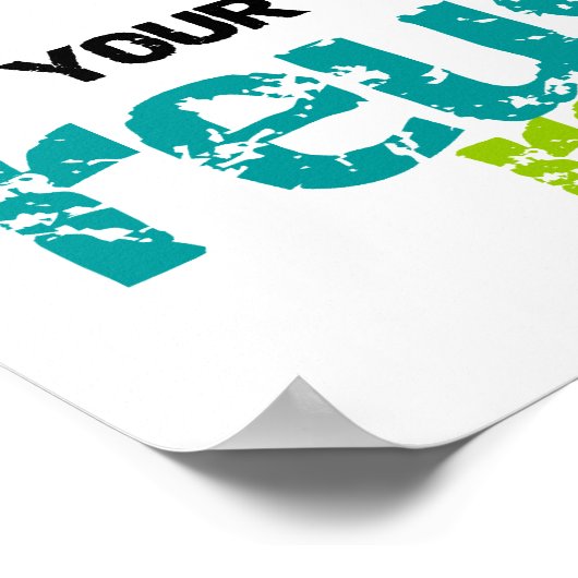 Recyclen uw deel T-shirts en cadeautjes Poster (Hoek)