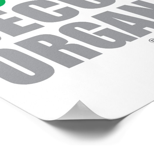 Recyclen uw eigen orgaandonor poster (Hoek)