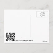 Recyclen - Verrukt papier Briefkaart (Achterkant)