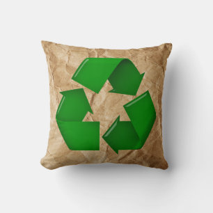 Recyclen - Verrukt papier Kussen