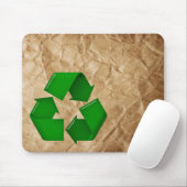 Recyclen - Verrukt papier Muismat (Met muis)