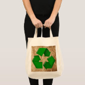 Recyclen - Verrukt papier Tote Bag (Voorkant (product))