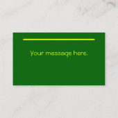 Recyclen visitekaartje met Uw Informatie (Achterkant)