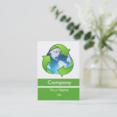 recyclen Visitekaartjes (Staand voorkant)