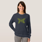 Recyclen vlinder t-shirt (Voorkant volledig)